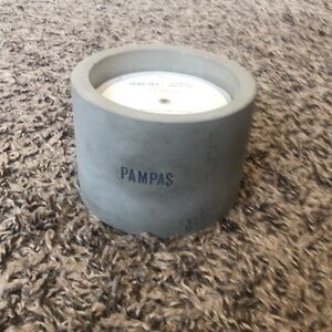 Gray Concrete Candle